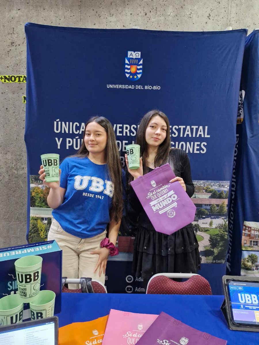 Muchas gracias al Preuniversitario Cpech sede Concepción por invitarnos a su feria educativa y vocacional, dirigida a estudiantes de enseñanza media. 
#AcreditaciónAvanzada #AdmisiónUBB2026 #AdscritaAGratuidad  #UniversidadPública #universidadestatal