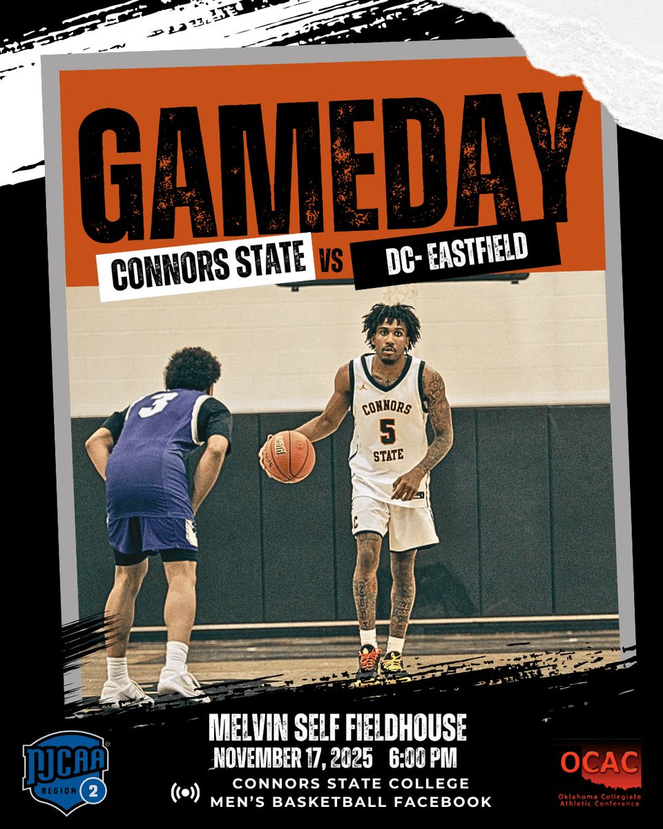 CSCMBB's tweet image. Game Day!!! 
The Cowboys are back inside Melvin Self Field-House to begin a 2 Game Home-stand after the mini roadtrip.

🆚 Dallas College- Eastfield
📍 Warner, Oklahoma
🕣 6:00pm C.T.
🖥️ facebook.com/share/16fhi71Q…