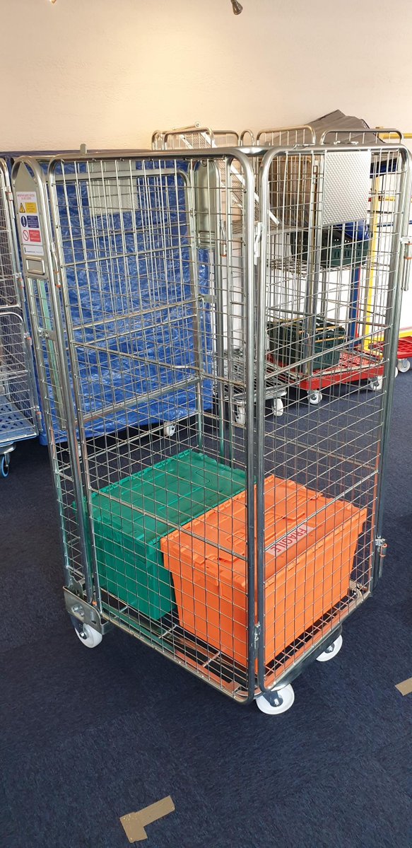 ActionHandling's tweet image. Peak season is coming fast — and online orders will surge.
Are you certain you’ve got enough roll cages to cope?
A-Frames, demountables, full-security and jumbo cages all serve different roles. The question is whether your fleet has the right mix before Christmas pressure hits.