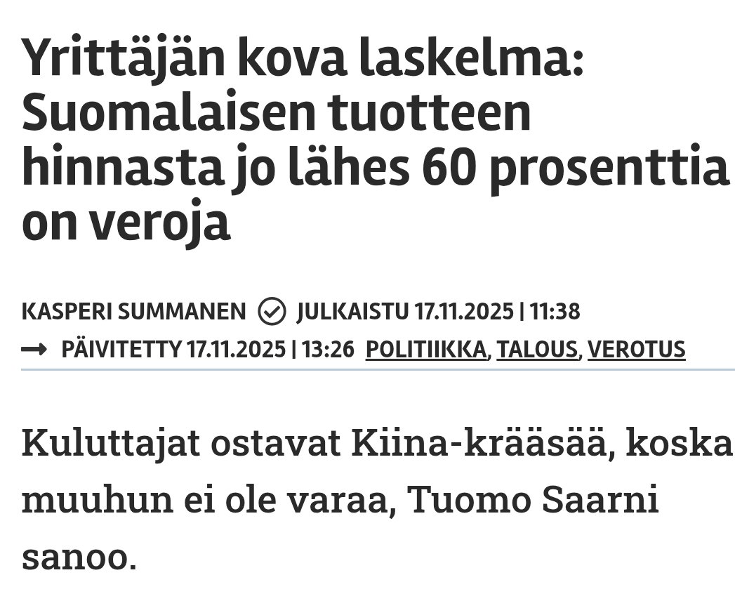 Auttaisko ALV nosto <a href="/SuomenEduskunta/">SuomenEduskunta</a>