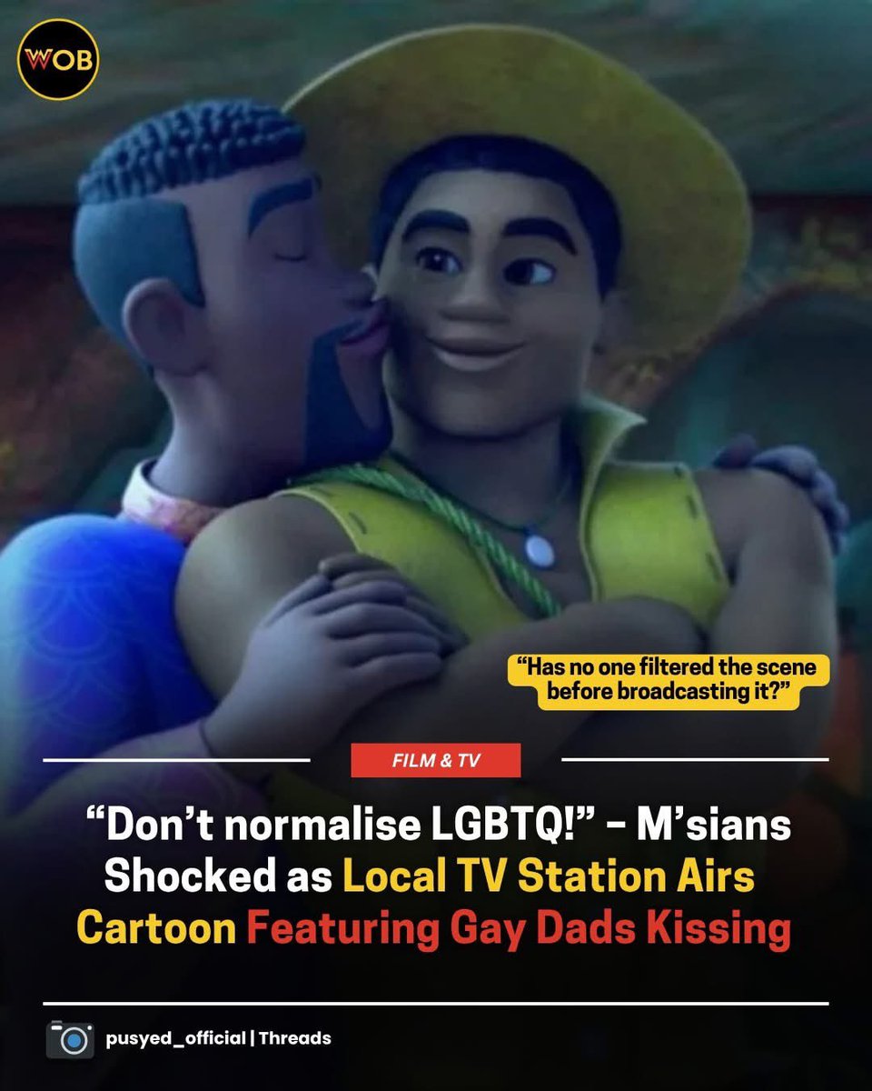 RaeesRohaizad's tweet image. This show shouldn't be aired on Malaysian national television.

Do you support the ban of this show?

#Malaysia #StopLGBTQ #SayYesToBanLGBTQShows