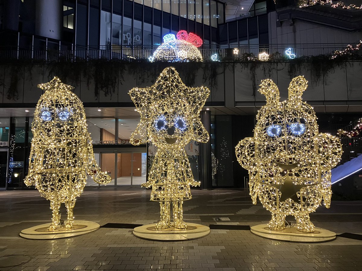 スカイツリー様 人がいなくなった夜のスカイツリーソラマチ #墨田区