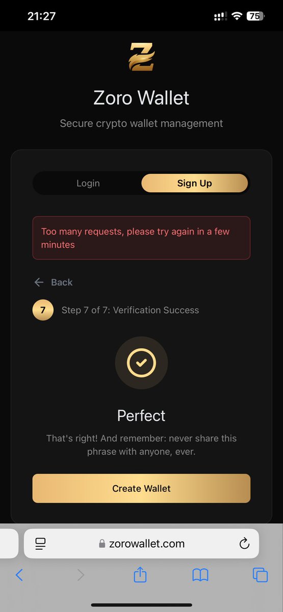 CryptosBossfi's tweet photo. @zorowallet ??? https://t.co/a6GKBtvUAO