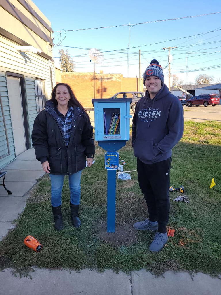 Interact Club's Little Library is up! Stop by the Gathering Place in Wyanet and grab a book. With a very successful book drive from the community and BV340 District we have plenty to fill it with, so get reading!