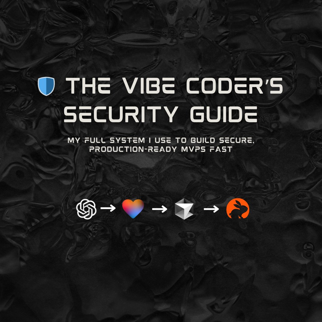 PrajwalTomar_'s tweet image. If you want your SaaS to survive launch day, read this.

Most vibe coders ship unsecure, unoptimized apps that break the moment real users show up.

Here’s the checklist I wish I had from day one. ↓