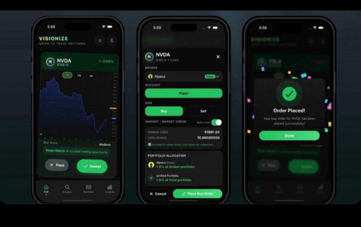 ShadowSHTrading's tweet image. We’re revolutionizing the future of trading interfaces @VisionizeTrade - currently raising our pre seed round 

The Tinder for Trading.

One swipe to trade it all - Stocks. Crypto. Prediction Markets.