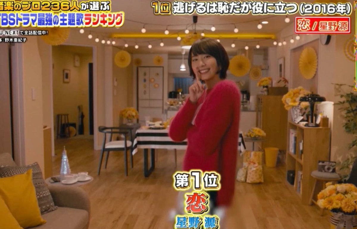 reclamatio_n's tweet image. 恋ダンスは自然と踊っちゃうね…
っていうか、がっきー超かわいいな。
星野源が羨ましいわ…
#逃げるは恥だが役に立つ 
#プロフェッショナルランキング