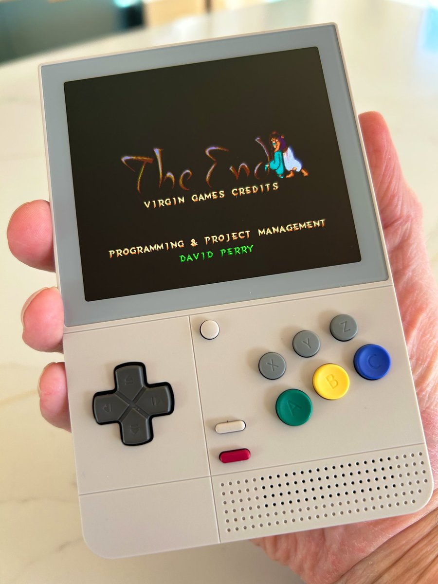 Game completion: Aladdin (#MegaDrive)

My first ever #SEGA Mega Drive game when I got it bundled with my console for Christmas ‘93.

I still think it holds up really well, &amp; to this day I have no idea how they pulled those graphics off! Arguably the prettiest game on the system!