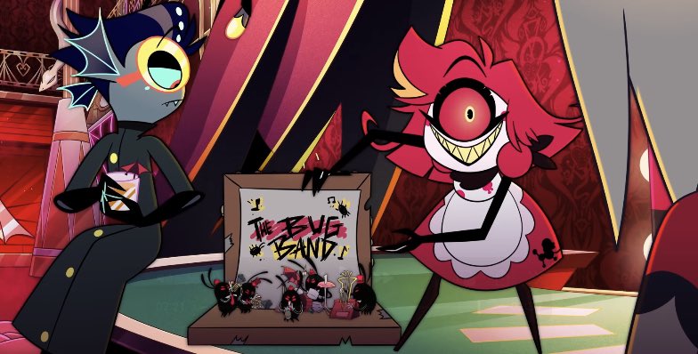 ZaeBeeCee's tweet image. I don’t know why nobody’s talking about how badly Niffty is taking Alastor’s capture.

She left all of the cleaning to Vaggie because she was hyperfixating on her bug band.

I mean… seriously. Cleaning is literally Niffty’s favorite thing, and she ignored filth. She’s not coping