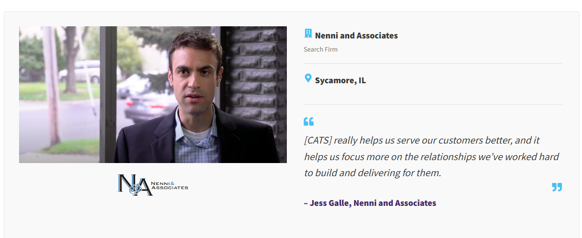 catsone's tweet image. CATS users are building better relationships with their candidates and clients and you can, too . . . try CATS free for 7 days and see what it can do for YOU!

ow.ly/ieN950XrXnf

#ATS #CRM #Recruiting #Hiring #Recruitment #Recruiters