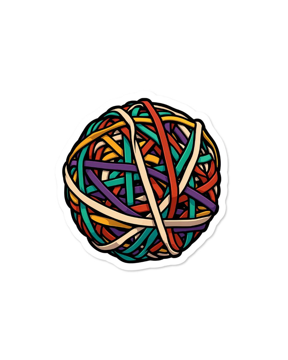 stickeranything's tweet image. Satisfyingly tangled.

#StickerAnything #Stickers #AestheticTok #FYP