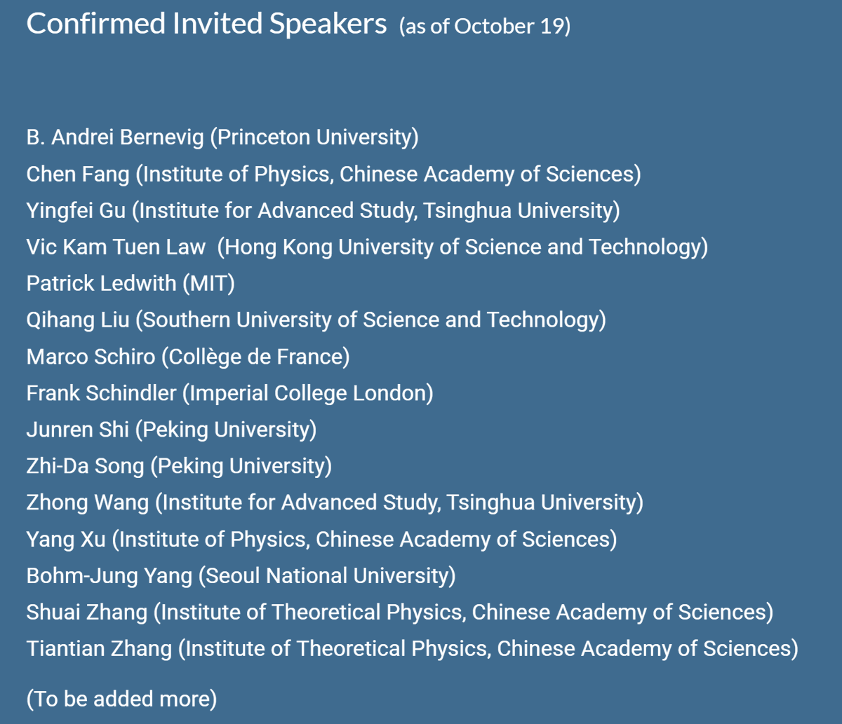 このワークショップは、凝縮物質物理学における量子幾何学と量子トポロジーの研究の最前線を多角的な視点から探求することを目的としています。
sites.google.com/g.ecc.u-tokyo.…
おお、良識化学の研究会を物性研でやるんや、すごい
ベルニヒもくるんや