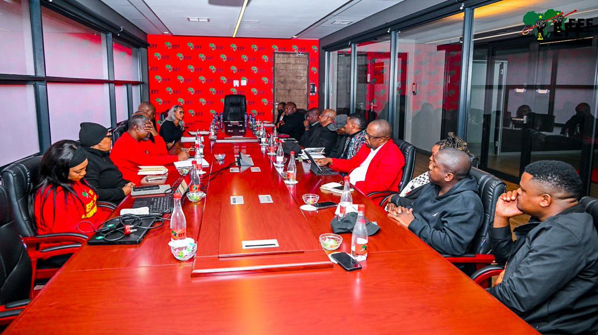 ♦️In Pictures♦️

The EFF top 5 in Gauteng and Mpumalanga met with National Officials  to present a comprehensive report on the state of the organisation in both provinces.

#YearOfThePicketLines