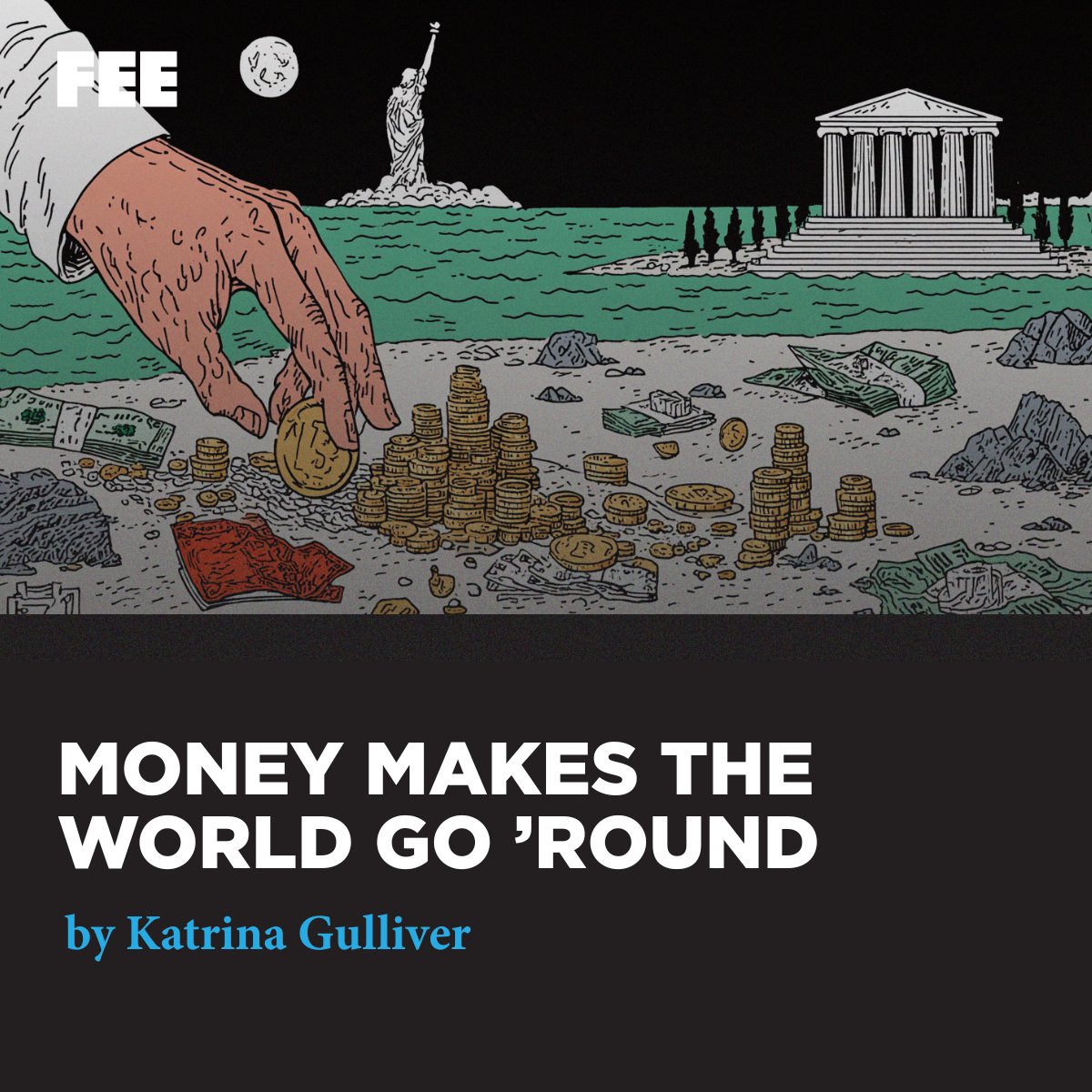 It really wasn’t long, in human history, between the arrival of money and the understanding that it was always better to have more of it.
