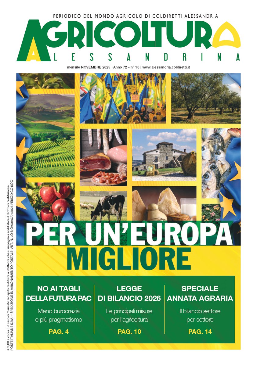 ColdirettiAL's tweet image. E' uscito il nuovo numero di "Agricoltura Alessandrina". 
Buona lettura!
Puoi sfogliarlo e scaricarlo qui 👇
alessandria.coldiretti.it/.../agricoltur…
@coldiretti 
#coldiretti