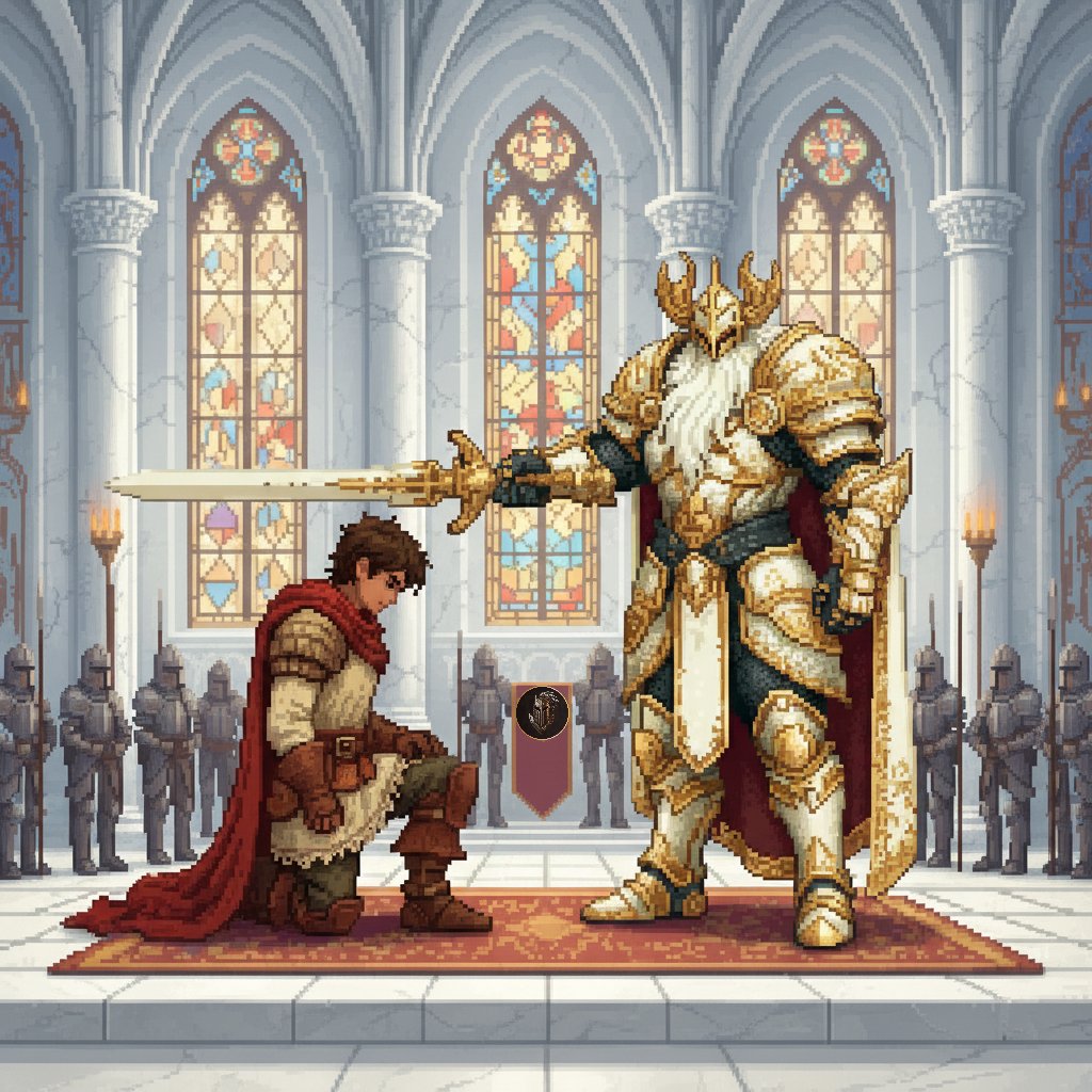 TheWardensGC's tweet image. Become A Knight!  ⚔️

In case you didn't know, Knighthood is more than just status. You unlock a world of benefits &amp;amp; opportunities!

Knight Benefits: 
- Custom PFP
- 8x Raffle Entries
- 50% of Prize Pools
- Exclusive Roles/Channel
- Website Profile
- Airdrops

Learn more 👇