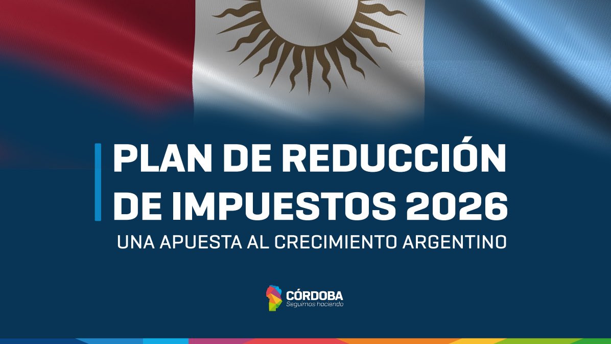 🔴 REBAJA DE IMPUESTOS EN CÓRDOBA: QUÉ PASA CON EL REVALÚO, EL INMOBILIARIO, INGRESOS BRUTOS Y EL AUTOMOTOR 

• El ministro de Economía provincial, Guillermo Acosta, detalló cómo se aplicará la reducción impositiva anunciada por el gobernador Martín Llaryora en el Presupuesto