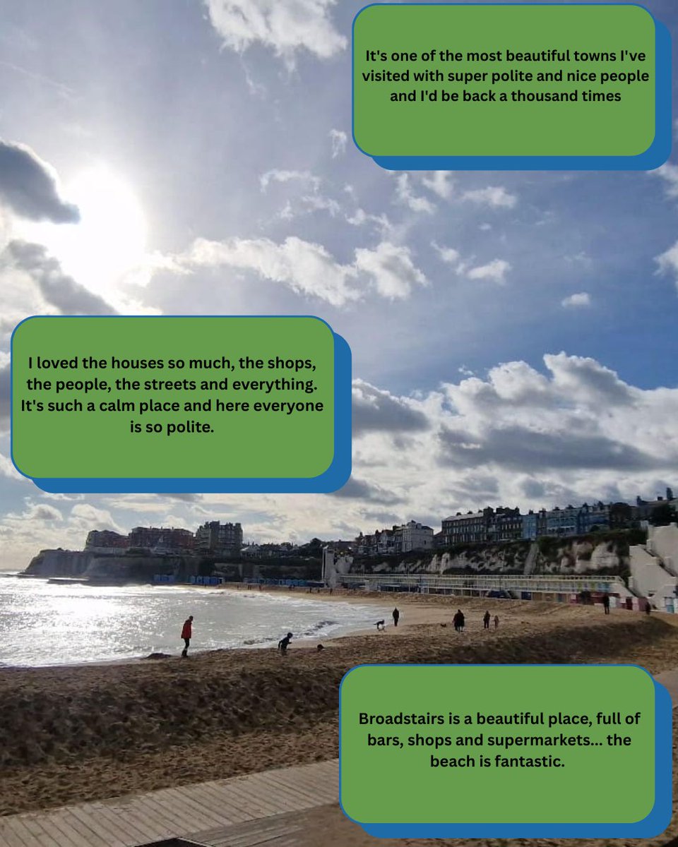 hilderstone's tweet image. Nothing makes us prouder than hearing how much our students love studying here. From the stunning coastline to the friendly community and inspiring learning environment, Broadstairs truly feels like a second home. 💙

#StudyWithHilderstonecollege #studyenglish #englishlearning