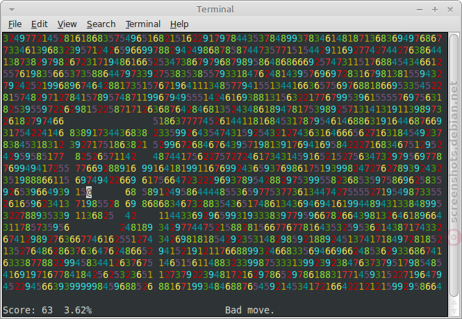 ArchiveOS's tweet image. Greed – a curses-based clone of the DOS free-ware game Greed. This is a curses-based clone of the DOS free-ware game Greed. The goal of this game is to try to eat as much as possible of the board... archivegame.org/greed/ #game #console #puzzle #linux #bsd #unix #windows