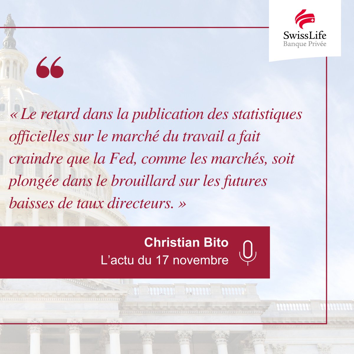 #Paroledexpert | « Shut-up ! interdit d’en parler…jusqu’en 2026 ! »
👉 Un calme qui coûte cher ?

🎙 Retrouvez Christian BITO dans son humeur hebdo pour <a href="/Club_Patrimoine/">Club Patrimoine</a> 

🔗 clubpatrimoine.com/contenus/shutd…

#MarchésFiancier #USA #Shutdown #Fed #IA #Petrole #Taux #DroitsDeDouanes