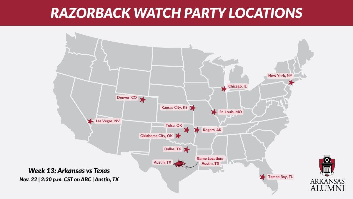 Arkansas Alumni Association tweet media