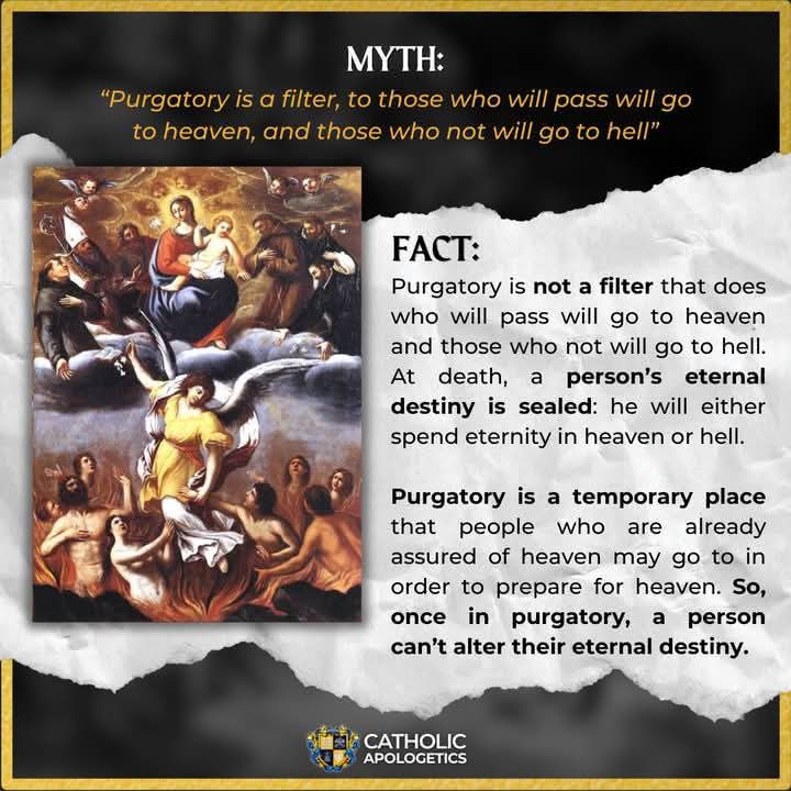 RatroutaTBF's tweet image. #misconceptions #purgatory #CatholicChurch
