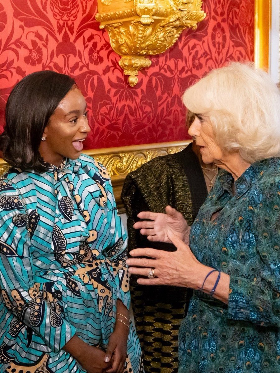 cuppymusic's tweet image. Always a pleasure with Her Majesty The Queen Camilla of the @RoyalFamily We discussed our mutual love for books ♥️📚😃