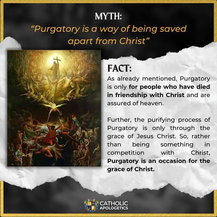 RatroutaTBF's tweet image. #misconceptions #purgatory #CatholicChurch