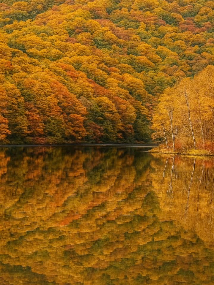 この風景の中で、私たちは時の流れと季節の移り変わりを感じます。紅葉の赤は秋の象徴であるだけでなく、温かさ、力強さ、そして生命の継続をも象徴しています。