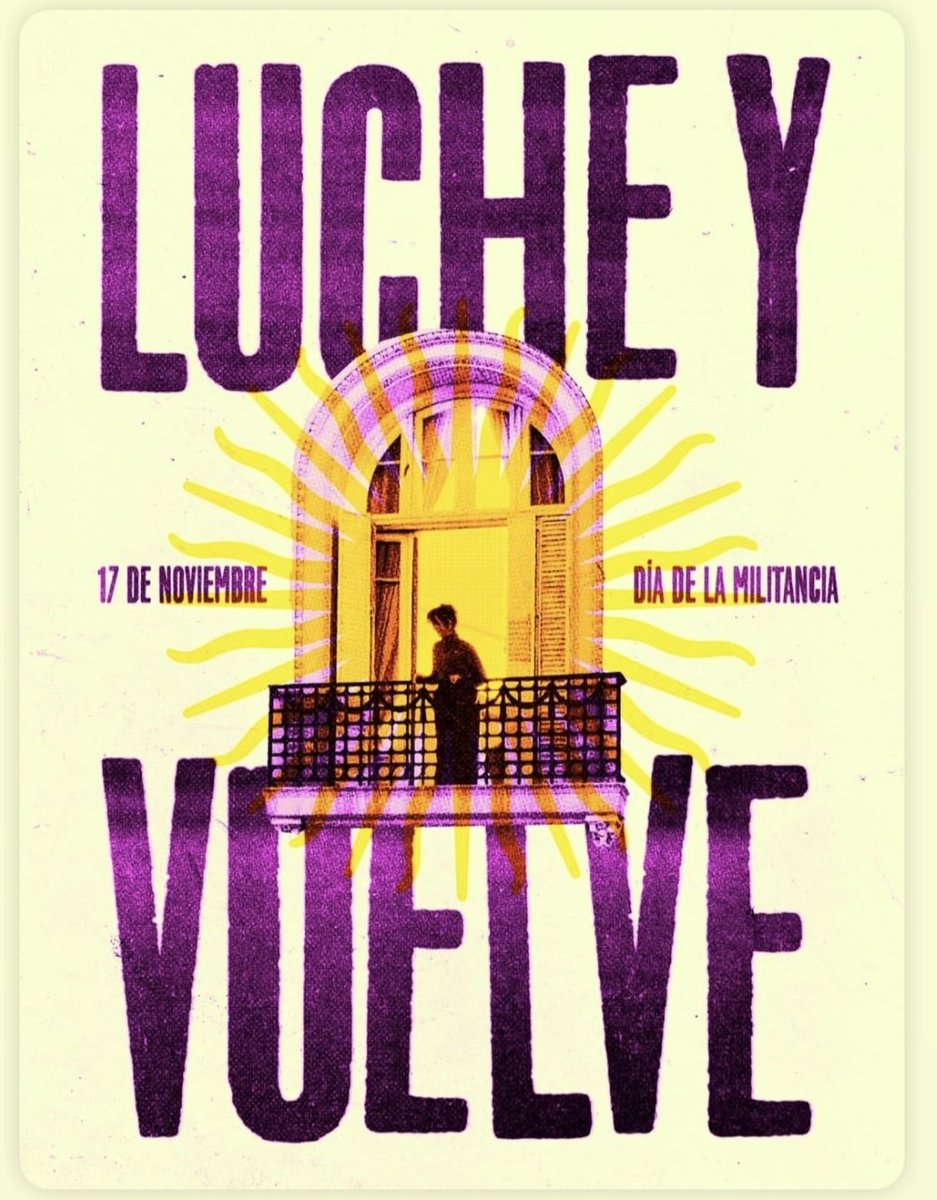 El día se conmemora luchando 

Feliz día del militante compañeros y compañeras