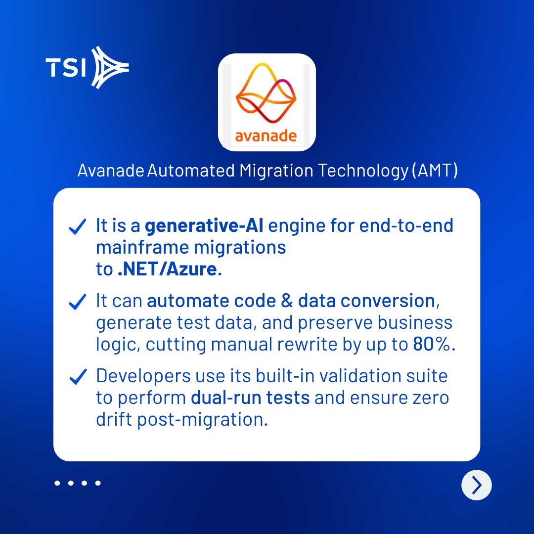 TPFSoftware's tweet image. Antiquated #Mainframes are evolving with AI-powered tools so that #Developers can modernize, refactor, and automate efficiently and effortlessly. (1/2)

5 AI tools are making mainframes smarter, faster, and more reliable.

#AI #TPFSoftware #TSI #DevTools #MoveForwardTogether