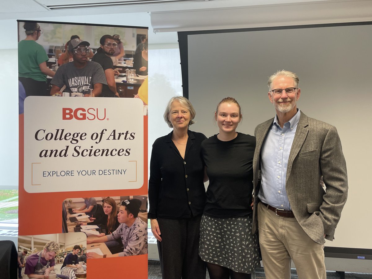 ArtSciBGSU's tweet photo. This weekend we celebrated our 2025 Givens Fellowship recipients:
• Lucy assisted with sustainability research in Austria
• Etta assisted with field research of endemic species in Madagascar
• Ashton studied museum interpretation in the United Kingdom
https://t.co/EaI1QCq9yU https://t.co/bKD9YE0AAe