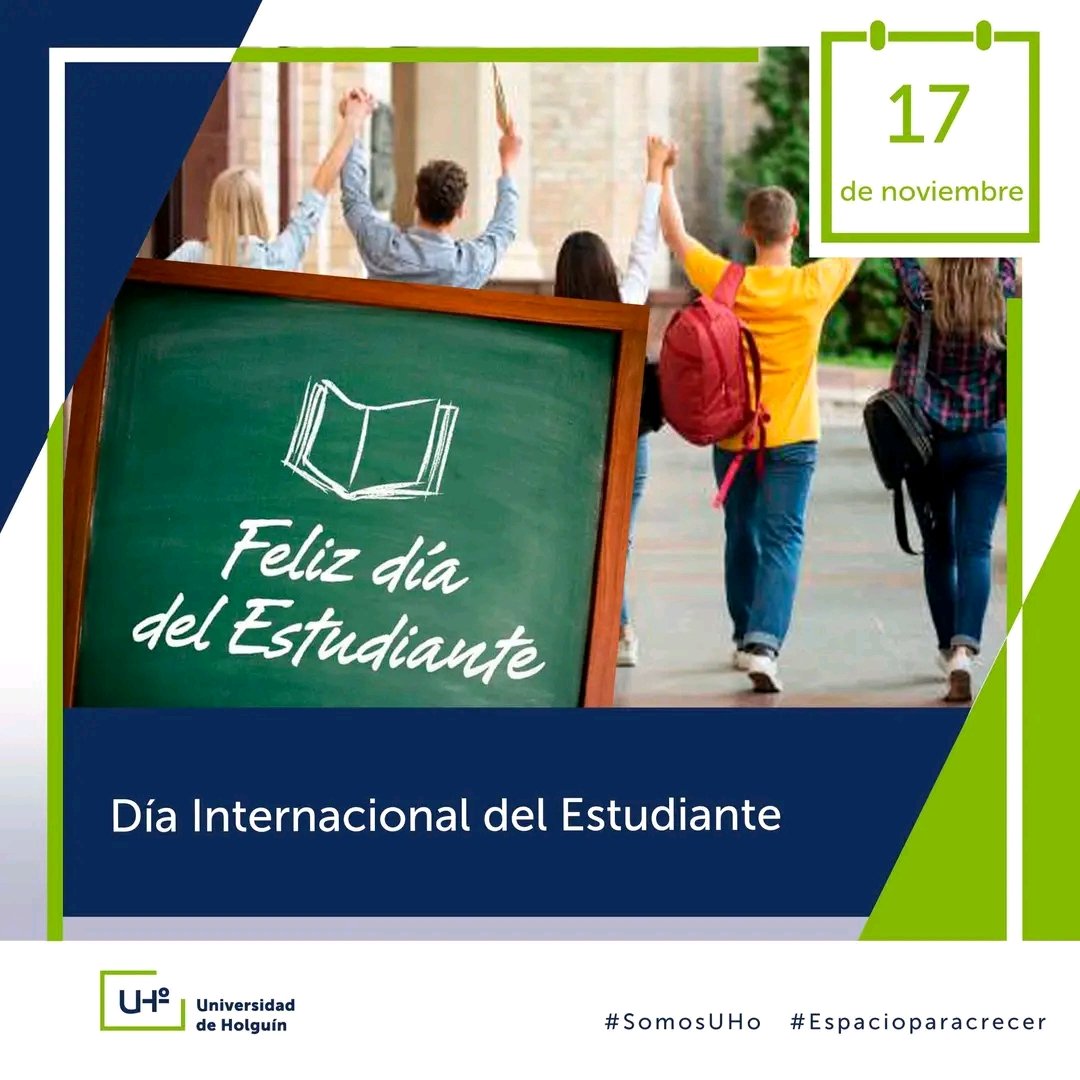 Muchas felicidades para nuestros estudiantes de la <a href="/univholguinera/">UniversidadHolguin</a> .
<a href="/CubaMES/">MES</a> <a href="/JvelabVela/">jessica vela batista</a> <a href="/WalterBG_MES/">Walter Baluja García</a> <a href="/LERuizM/">Luis Ernesto UHo 🇨🇺</a>
