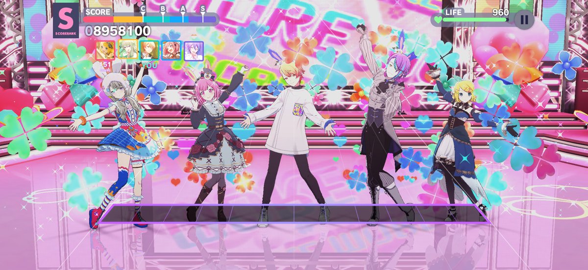 フレンド様、ff様のff様、一緒に遊べて楽しかったです🥰
久しぶりにニーゴメンバー以外の子達を先頭にしました☺️
めっっちゃ新鮮で最高でした！！