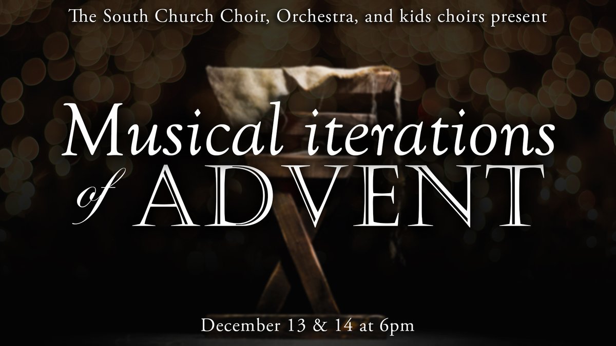 This year we are combining our Children's Christmas Program and Adult Christmas Concert into one big event on December 13 &amp; 14 at 6 PM