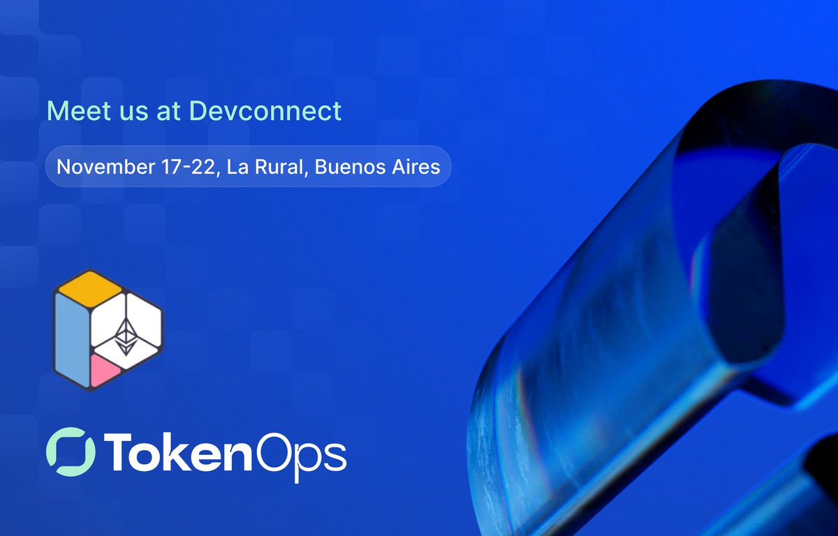 TokenOps_xyz's tweet image. Gm!

The TokenOps team has landed at DevCon - Buenos Aires 🇦🇷 We’re here, live and ready to connect with the brightest minds in Web3. 

Whether you want to chat about token launches, airdrops, or just share ideas, come find us or DM @0xFabioM to sync up!

#devcon