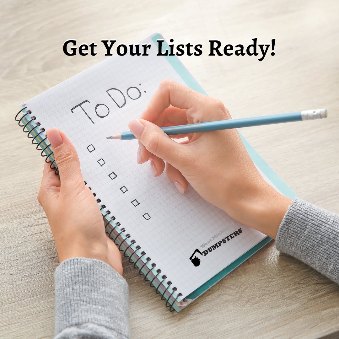 WestMIDumpsters's tweet image. End-of-season cleanup? Keep it simple:
1️⃣ Make three piles — keep, donate, toss in the #dumpster
2️⃣ Start with garage, shed &amp;amp; basement
3️⃣ Load big stuff first
4️⃣ Enjoy the space!

westmidumpsters.com

#dailytasks #gettingthingsdone #zeelandmi #hollandmi #hamilton #grandville