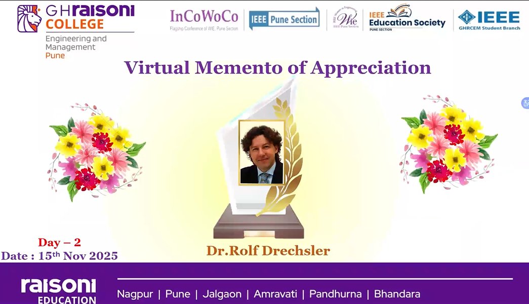 Rolf_Drechsler's tweet image. #INCOWOCO2025 - giving a #keynote on &quot;Polynomial Formal Verification: Towards Efficient and Provable System Design&quot; at 2025 IEEE International Conference for Women in Computing (#INCOWOCO) incowoco.com/keynote/ @agra_uni_bremen #PolyVer