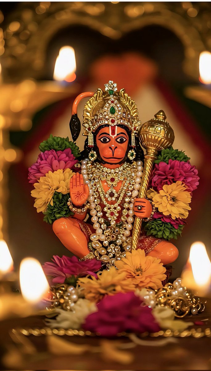 Obstacles fear only one name - Hanuman Ji. 🙏🏻❤️‍🔥