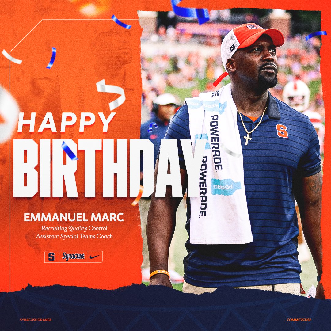 .<a href="/CoachEMarcCuse/">Emmanuel Marc</a> Enjoy the day! 🎯🍊