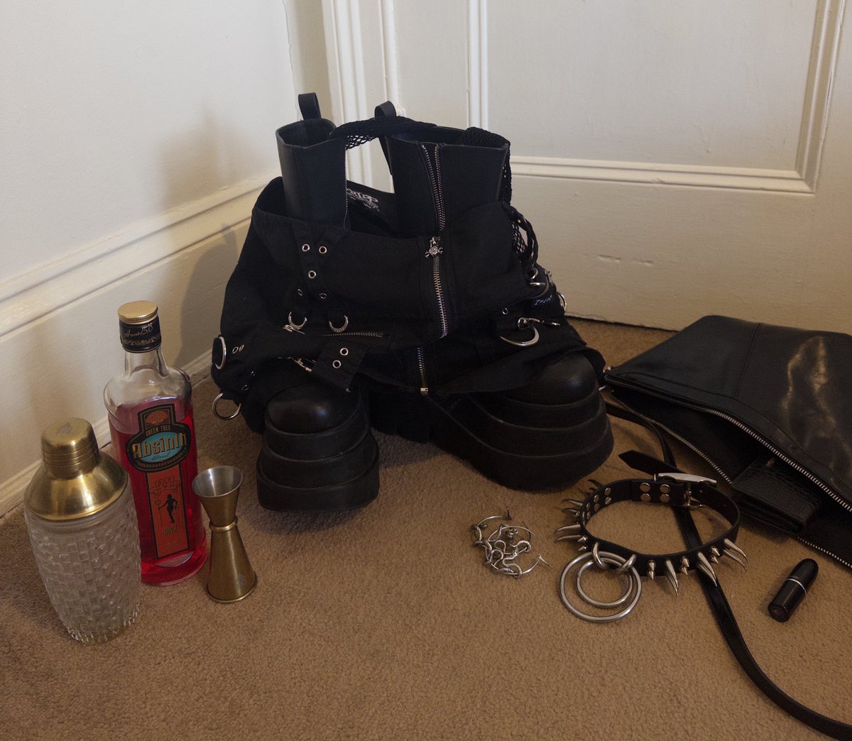 firefighter method just incase the girls want to dress up and go for cocktails