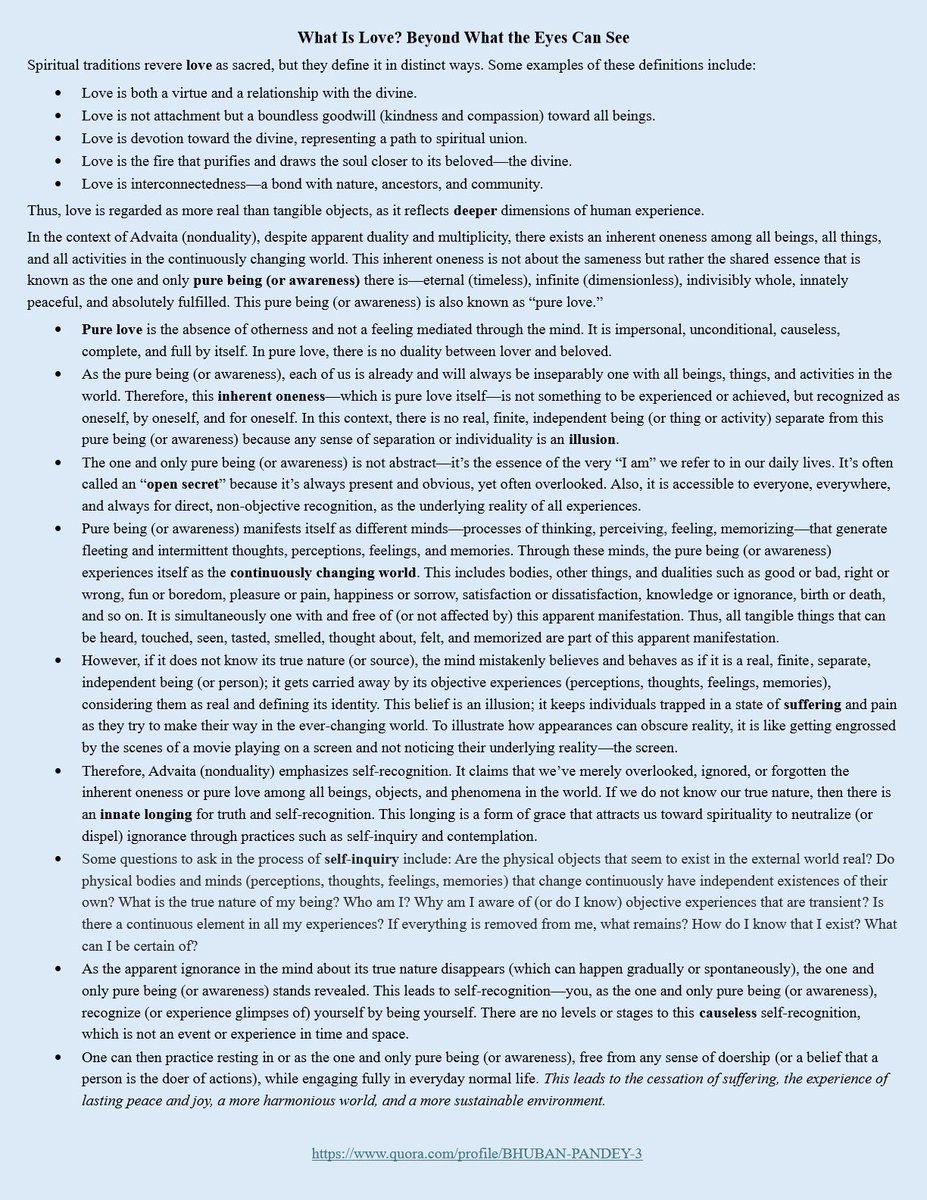 LearnVedant's tweet image. 🙏🙏🙏
What Is Love?