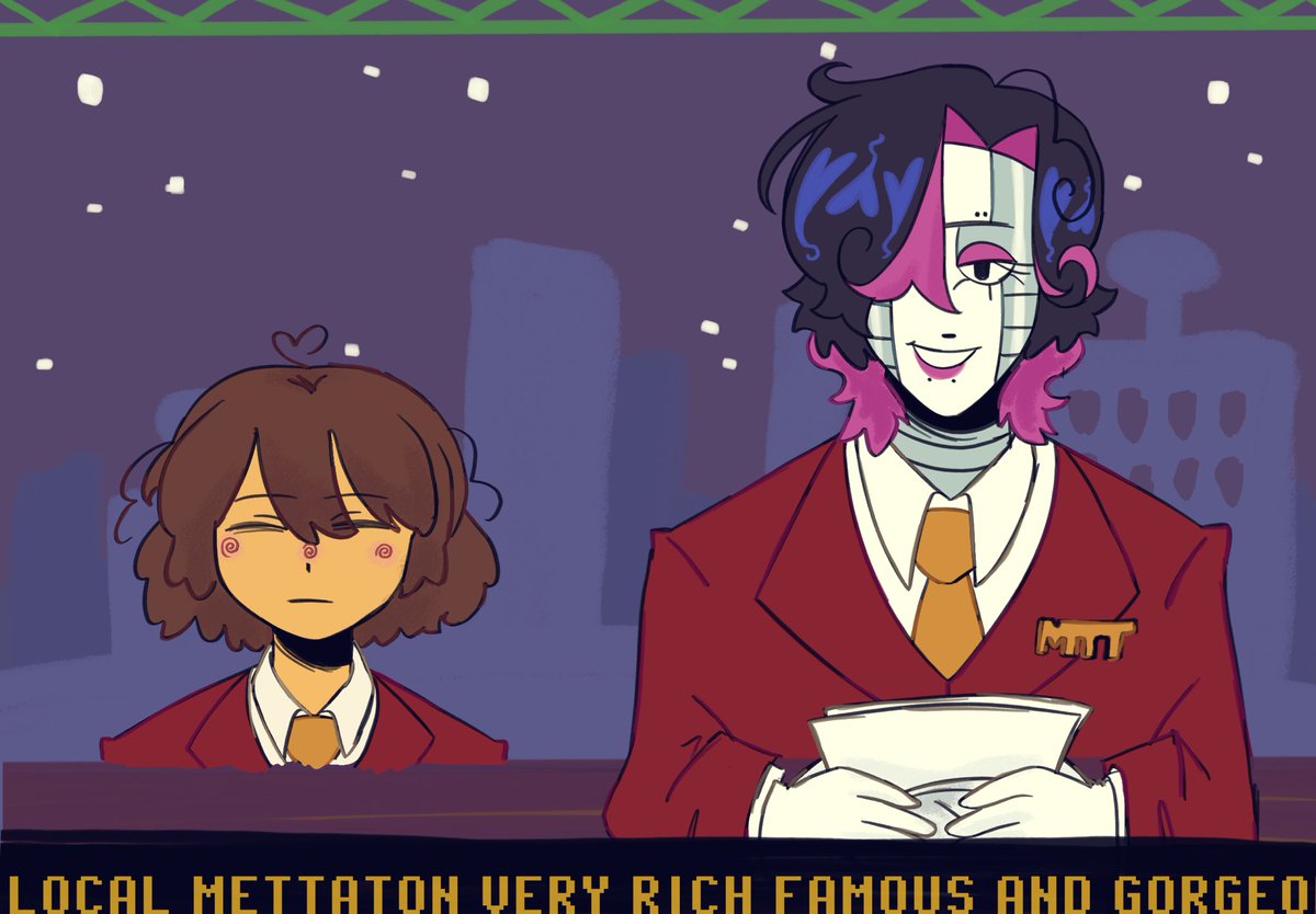 mahit0s_art's tweet image. doodle woaaahhh I like the fact I can make mtt bald in this project file 🥹✌️ #mettaton #undertale
