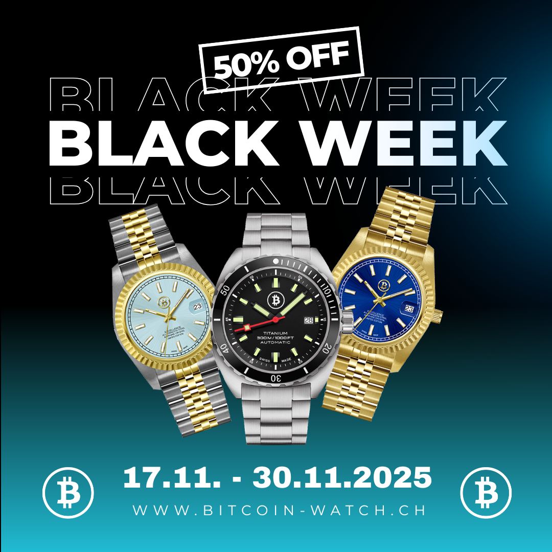 🔥 BITCOIN WATCHES 50% BIS ENDE MONAT! 🔥
bitcoin-watch.ch

Handgemacht, Swissmade !