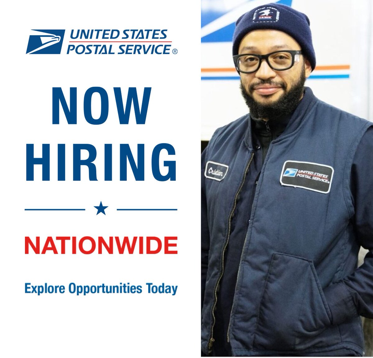 USPS's tweet image. The United States Postal Service is actively recruiting for many positions that may be perfect for you. Whether full time, part time or seasonal positions, we have options available: b.link/careers.usps

And for tips on where and how to apply: b.link/applyingforajob