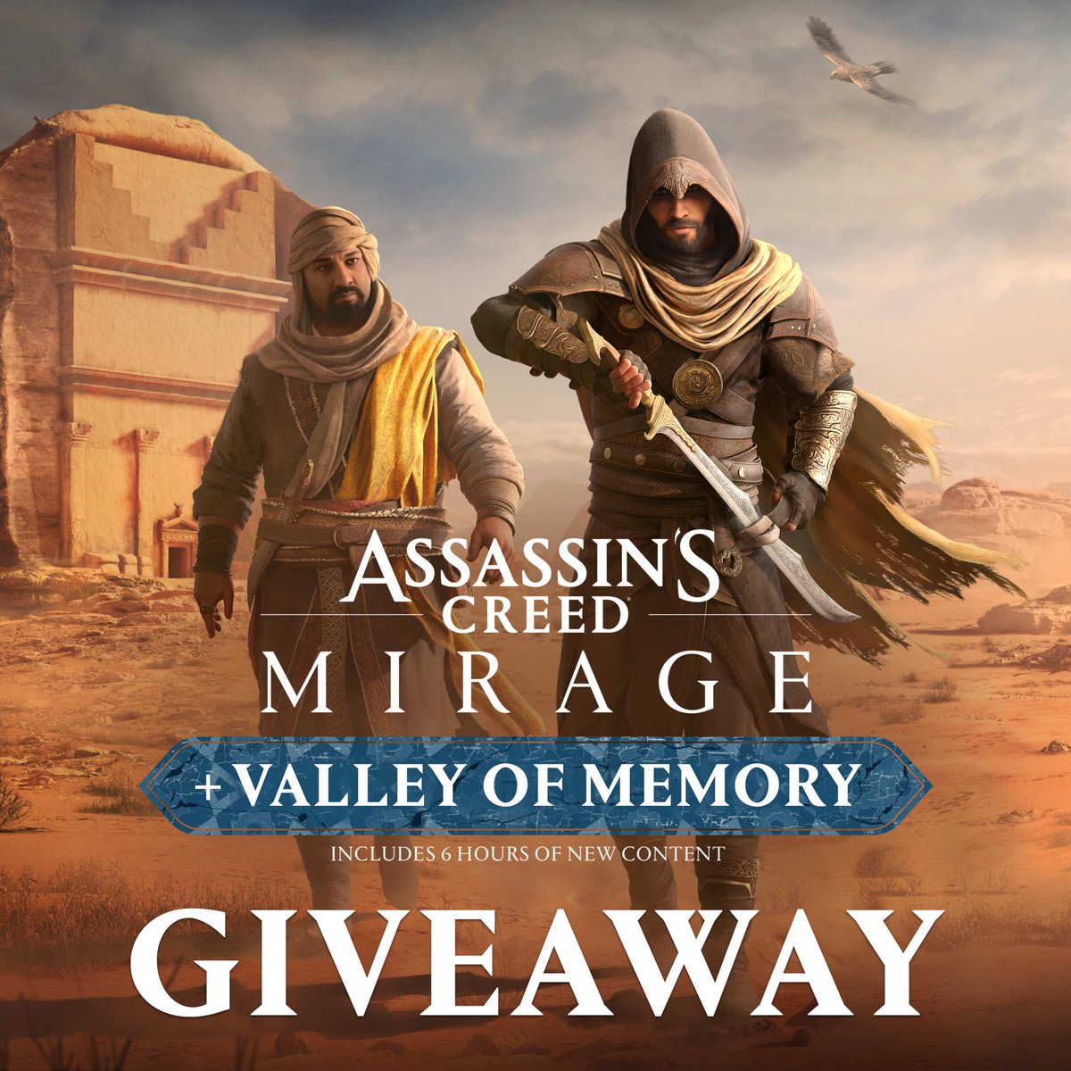Assassins_UK's tweet image. 🐪 GIVEAWAY TIME! 🐪 
   
To celebrate the release of Assassin&apos;s Creed Mirage&apos;s free story expansion, we&apos;re giving away 6 game codes to the community.

To enter: 
❤️ Like this post
💬 Comment your preferred platform

Winners will be randomly selected. Good luck and get ready to…