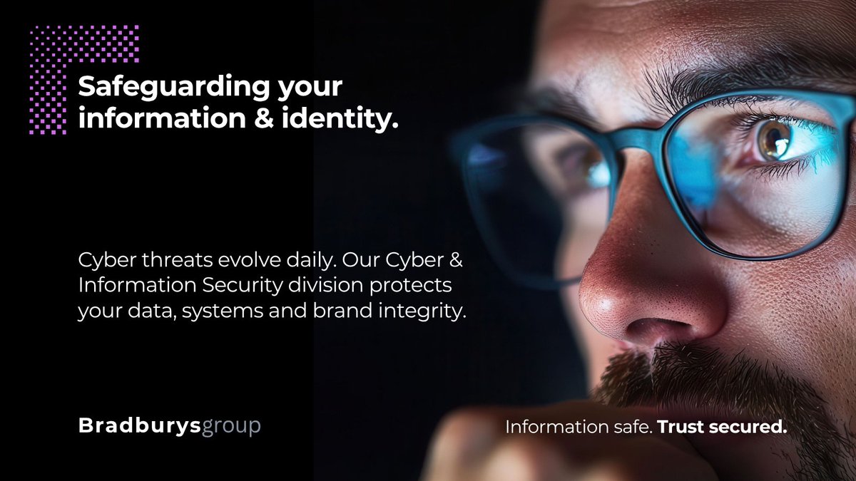 In an era of rapidly advancing cyber threats, Bradburys Group protects your information and identity whilst ensuring operational resilience.

Discover more: bradburysgroup.com/our-divisions/…

#CyberSecurity #InfoSec #DataProtection #RiskMitigation #DigitalResilience