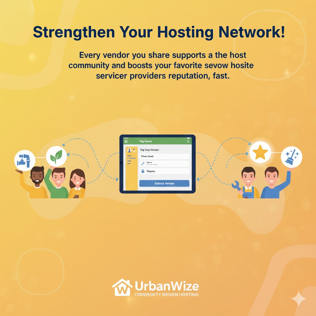 urbanwize's tweet image. 9/ Support your favorite service pros, help fellow hosts, and build a stronger hosting network across Kenya. Try Vendor Sharing now! #TrustedPros #HostCommunity #TrustShareThrive