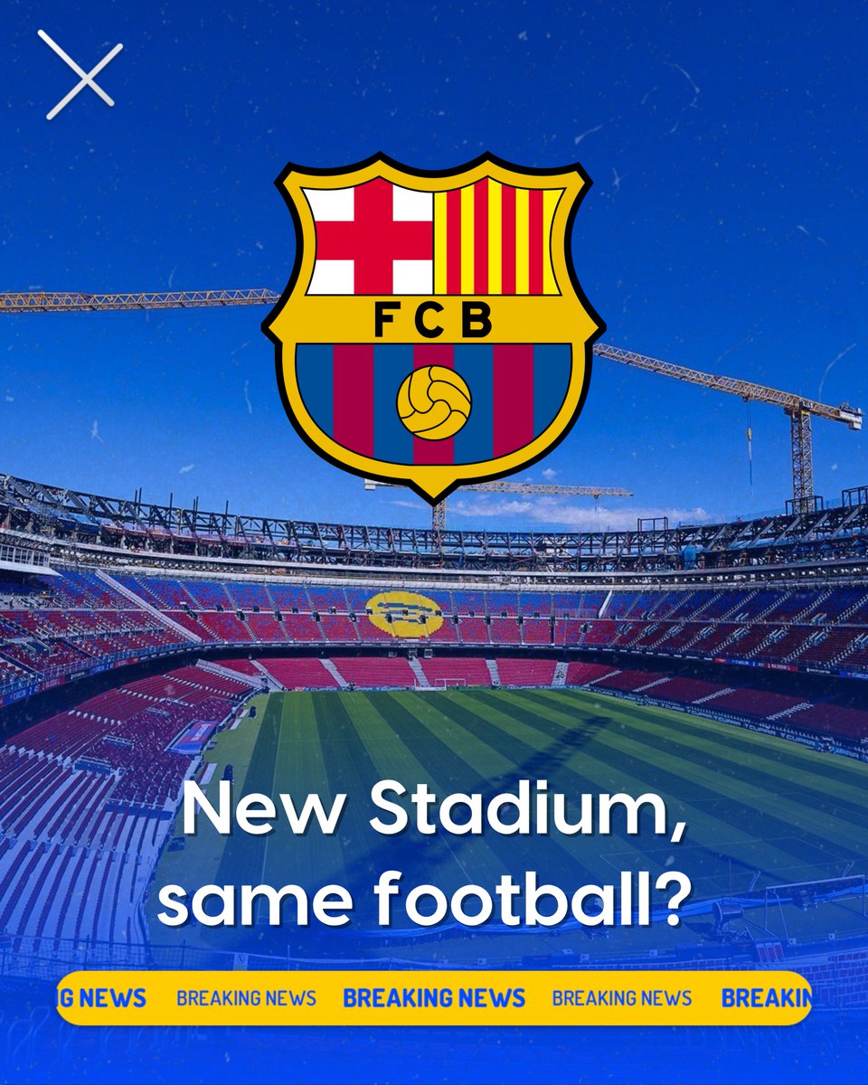 Betxchange's tweet image. 🚨NEWS: Biggest Stadium in Europe, 105 000 capacity.

Barça make their long-awaited return to the upgraded Spotify Camp Nou, kicking things off with a clash vs Athletic Club this week. 🏟️ 
#Barça #CampNou #LaLiga #BreakingNews
