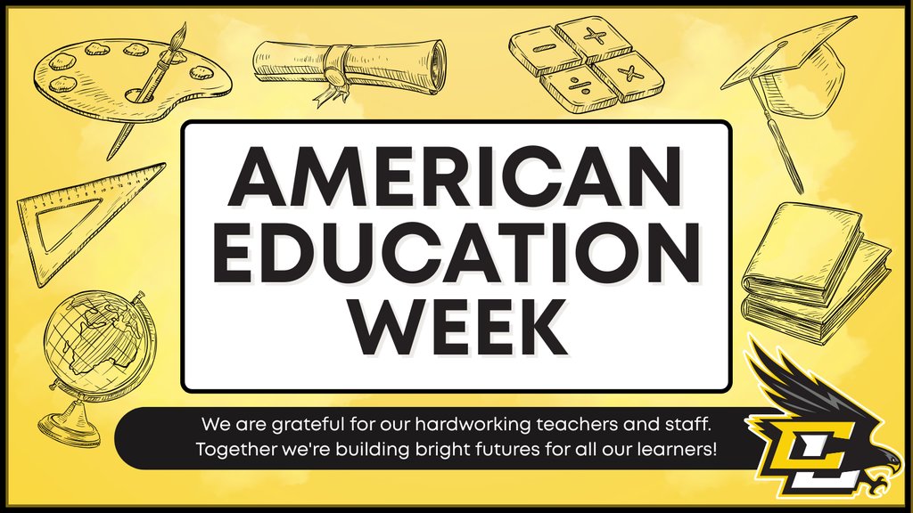 CentralLeeCSD's tweet image. Today marks the start of American Education Week! 📚

We&apos;re grateful for our hardworking teachers and staff who inspire students every day, and for our community&apos;s unwavering support of public education. Together, we&apos;re building bright futures! #Proud2bCL #AEW2025